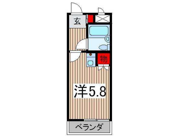 オパ－ル館新所沢の物件間取画像